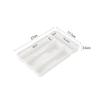 4/5 Compartments Cutlery Organizer Daily Drawer Divider Tray Rectangle Easy Clean Home Kitchen Spoon Fork Separation Box 2