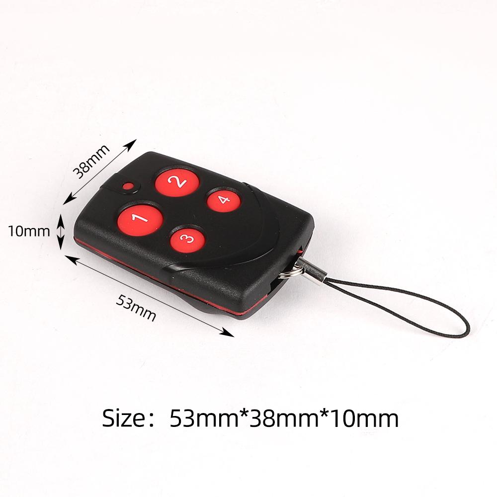 RF Дубликатор Пульт дистанционного управления 315/433/868 МГц Многочастотный пульт дистанционного управления с фиксированным кодом 4 кнопки Беспроводной пульт дистанционного управления для гаражных ворот