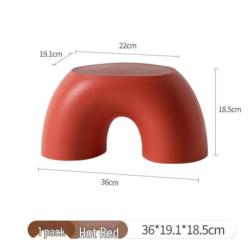 Креативный радужный пуфик-хранилище для детей - 3D-подушка, нескользящий, круглый пуфик для гостиной или для смены обуви.