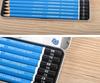 Staedtler 100 G6 Blue Barrel Sketching Pencil Set with Iron Box