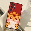 Смешной мультяшный чехол-тигр для Samsung Galaxy S24 Ultra S21 S22 S23 S25 Ultra S9 S10 Plus S20 FE S23 FE Задняя крышка