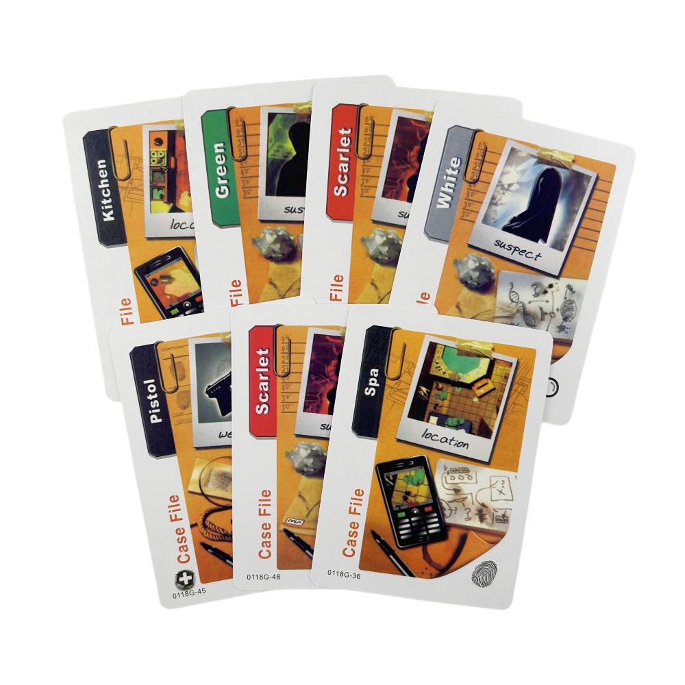 Классическая детективная карточная игра Cluedo Многопользовательская Интерактивные Карты Настольные Игры Карты