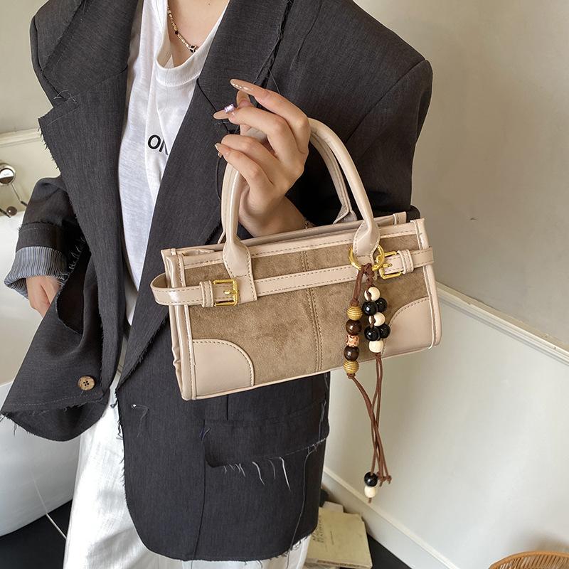 Ретро матовая маленькая сумка женская 2025 новая универсальная сумка-мессенджер осень-зима популярная сумочка для выхода маленькая сумка