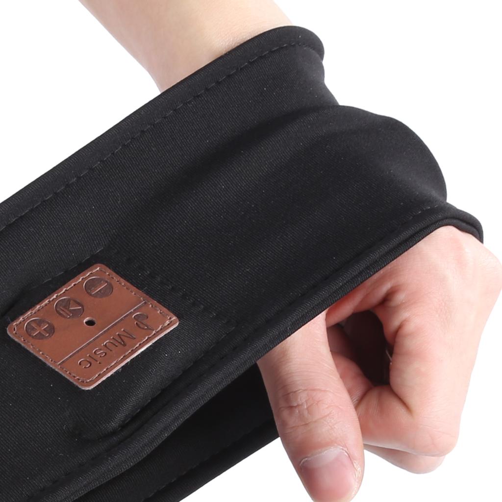 Bluetooth Music Headband Wireless Sports Elastic Headband Headphones for Side Sleepers