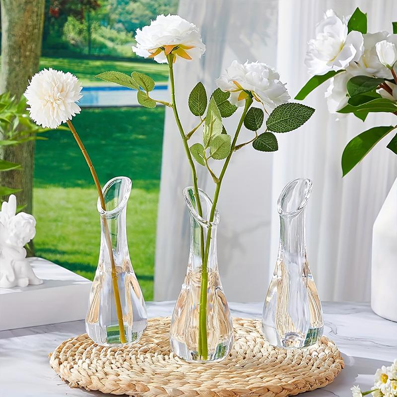 1шт пластиковая ваза для цветов имитация хрустальной вазы акриловая маленькая ваза для домашнего рабочего стола украшение ваза
