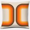 Retro Rainbow Geometric Color Series Pillow Cover Gift Home Office Decoration Bedroom Sofa Car Cushion