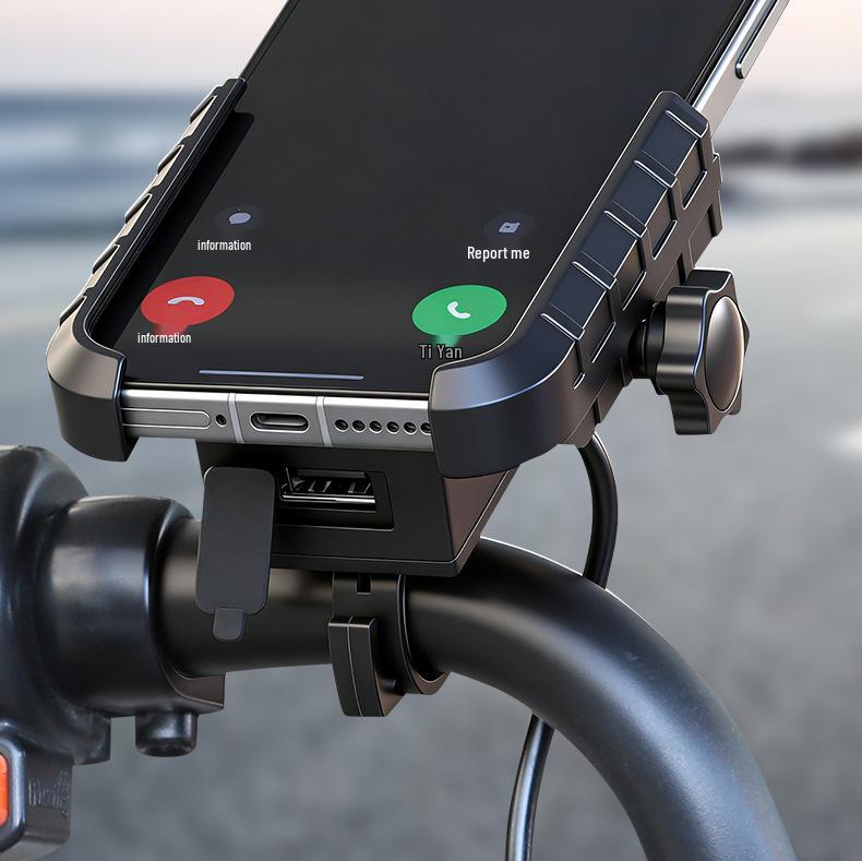 Складное крепление для велосипеда Ninebot с USB-зарядкой для доставки еды и мобильной навигации