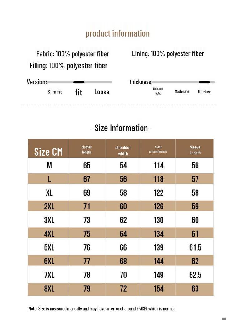 NASA MARVEL Men's Thickened Winter Jacket