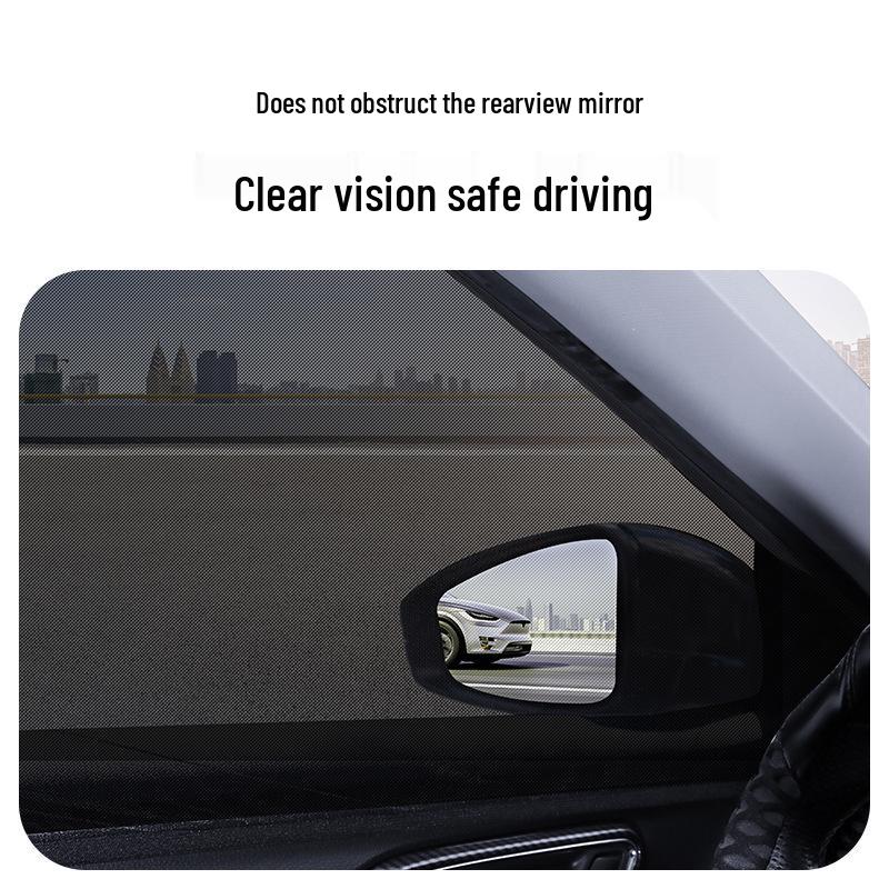 Автомобильные шторки-сетки от солнца и москитов - Сетчатые чехлы на окна для защиты от насекомых и блокировки солнца