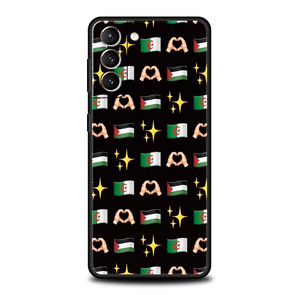 Чехол для телефона с флагом Алжира для Samsung Galaxy S24 S23 Ultra S22 S21 S20 FE 5G S10 S10E S9 Plus S8, мягкий силиконовый черный чехол-бампер