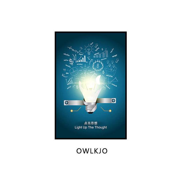 Современная офисная декоративная живопись Электронная коммерция Учебное заведение Интернет-компания Картины Технология Смысл Настенные фрески Холст