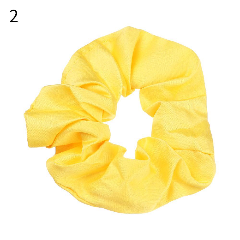 Стиль Цветок Аксессуары для волос Клетчатый принт Желтые резинки Резинки для волос Веревка для волос Головной убор для девочек