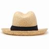 GALLIANO SORBATTI Сложенная соломенная шляпа, размер 57 см, натуральная шляпа, шляпа, рафия, Италия, весна/лето, (фактический приблизительно. 56см),
