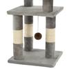 Cat Scratching Post with Sisal Scratching Posts 65 cm Grey