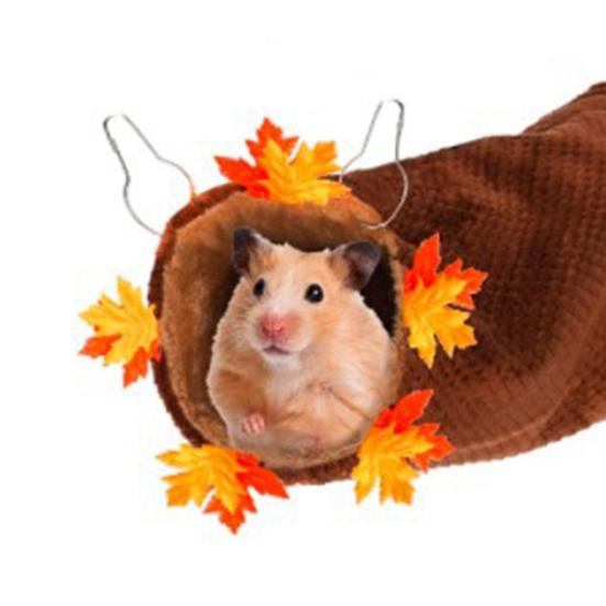 Гамак для хомяка, сохраняющий тепло, убежище, туннельная клетка, аксессуары, морская свинка, еж, кровать для домашних животных