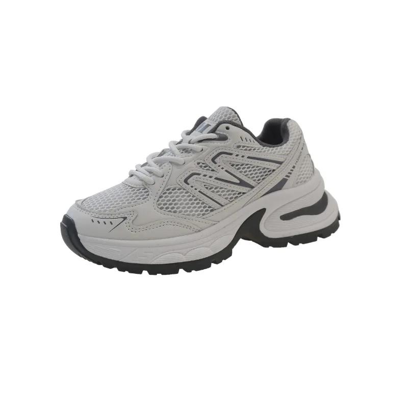 Модная женская обувь на распродаже шнуровка женские вулканизированные туфли осень дышащая сетка смешанные цвета уличная повседневная удобная обувь для ходьбы