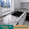 40cm Imitation Marble Wall Stickers Kitchen Waterproof and Oil-proof Furniture Dining Table Renovation Self-adhesive Wallpaper