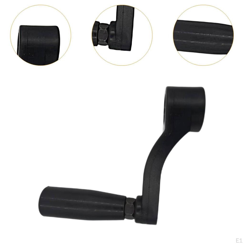 Nylon Crank Handle Embedded Design Spare Parts Replacement for Industry Mechanical Equipment Simple