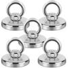 Set of 5 Super Strong Magnetic 42mm Magnetic Storage Vertical Load Capacity Suitable for Pulling Up Items In Wall and Bathrooms Hooks, Diameter,