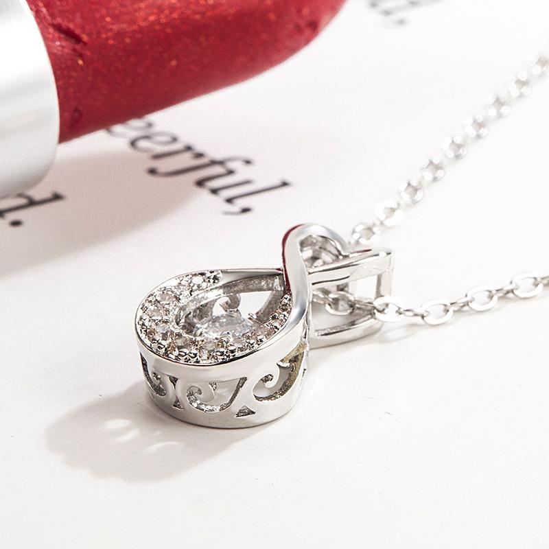 Sace Gems Copper Alloy Zircon Women Pendant Necklace Fashion Gift