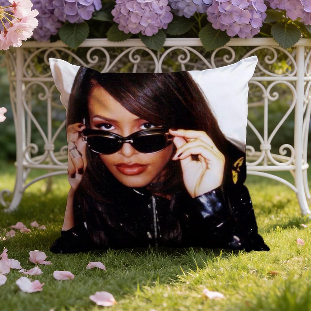 Singer A-Aaliyah Cushion Cover Home & Car Dual-Scene Pillow Cover: Reversible for Premium Comfort