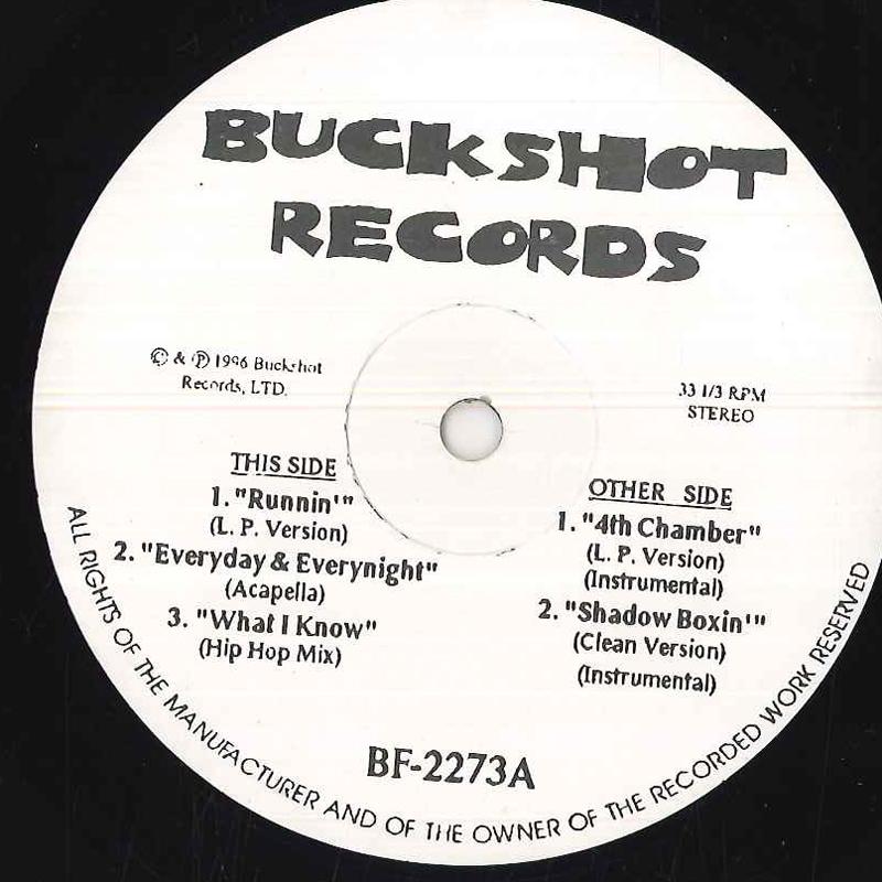 12inch Record VARIOUS - Untitled BF2273PROMO BUCKSHOT RECORD UK Rap & Hip-Hop/R&B Used