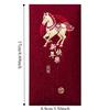 6Pcs Lucky Red Envelopes Gold Foil Design Chinese Style Cash Gift Envelopes New Year Blessing 2026 Luck Money Bag