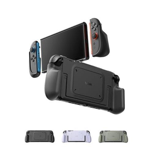 Belkin Зарядный хват для Nintendo Switch 2 Эргономичный, 10000 мАч, 30 Вт PD Быстрая зарядка, Док-станция, Совместимый магнитный Power Bank, Черный