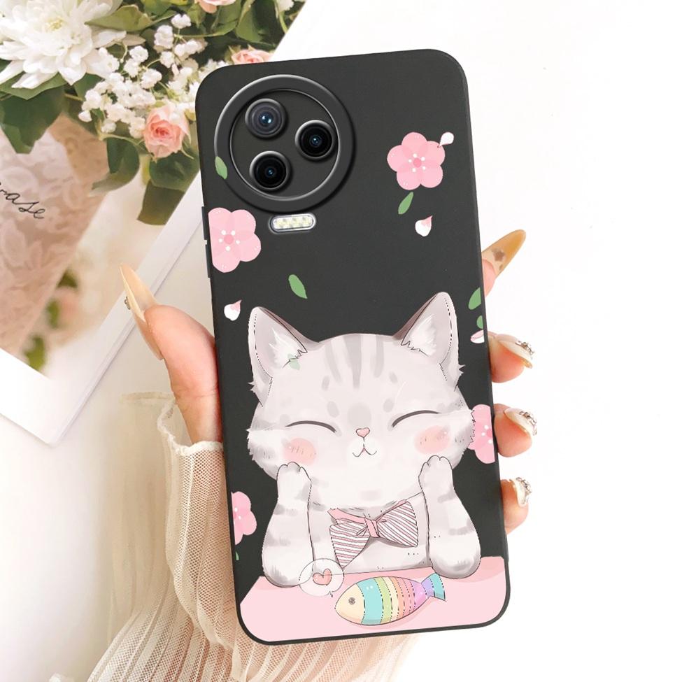 For Infinix Note 12 Pro 4G Case X676B Fashion Cartoon Cute Funny Painted Silicone Bumper For Infinix Note 12 2023 X676C Casing