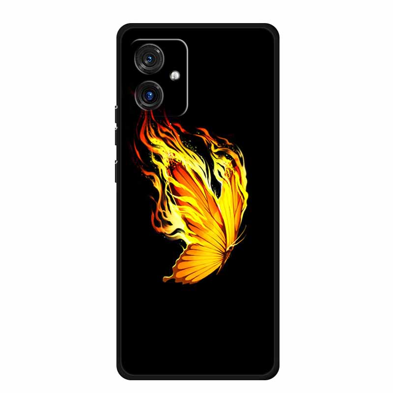 For Motorola G14 4G Case Animals TPU Silicone Soft Cover Phone Cases for Moto G14 G 14 MotoG14 PAYF0010IN Shockproof Wolf Fundas