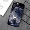 Чехол для телефона H-Hollow Knight для Apple iPhone 15,14,13,12,11,XS,XR,X,8,7,Pro,Max,Plus,mini Силиконовый Черный Чехол