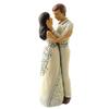 [N7972] - Designer Figurine 'Couple In Love' Beige (Jim Shore) - 23x9. 5cm
