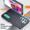 Жесткий чехол-сумка для Samsung Galaxy S24 Ultra S23 Plus S22 5G S 23 24 22 3 в 1, сумка-подставка для мобильного телефона, чехлы