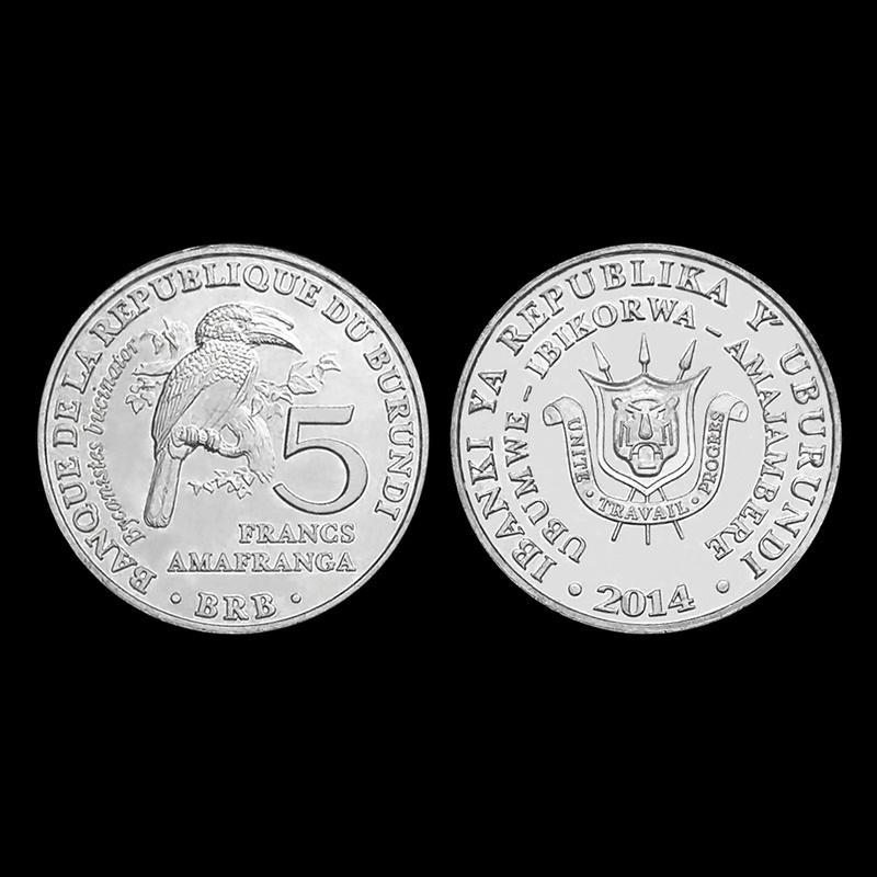 6шт набор африканских Бурунди сокровище птица монета иностранная монета мировая монета коллекция иностранных монет