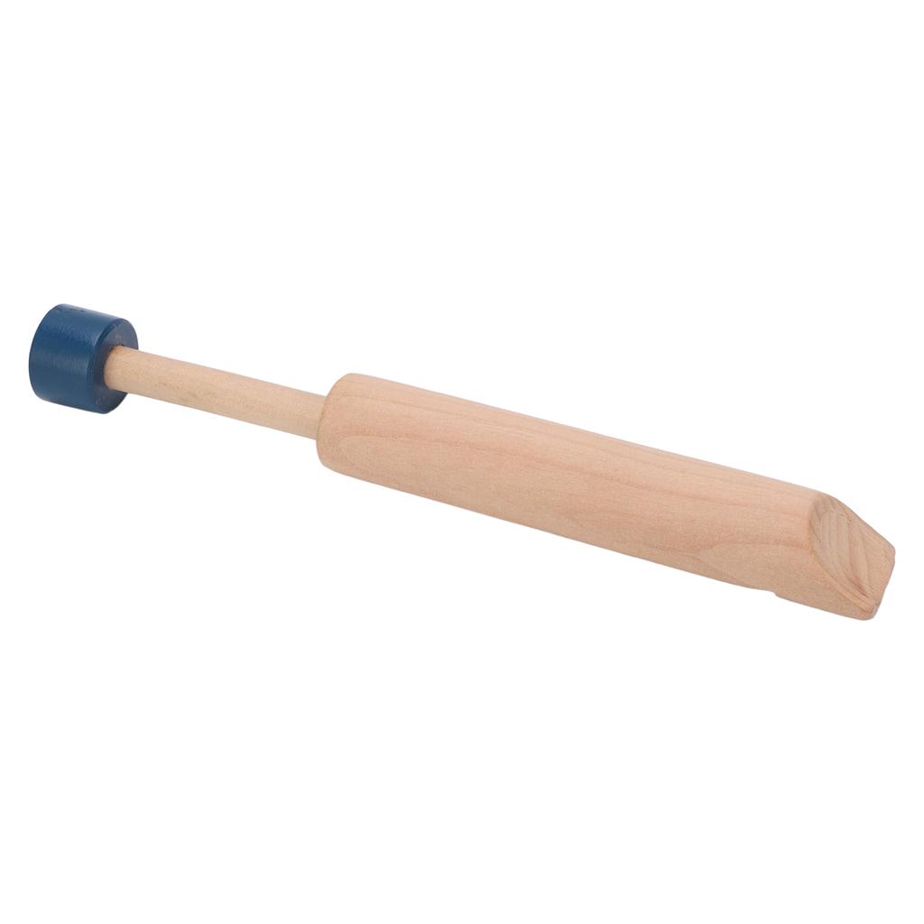 Деревянный слайд-свисток, флейта с функцией изменения голоса, развивающий инструмент, игрушка для детей, синий