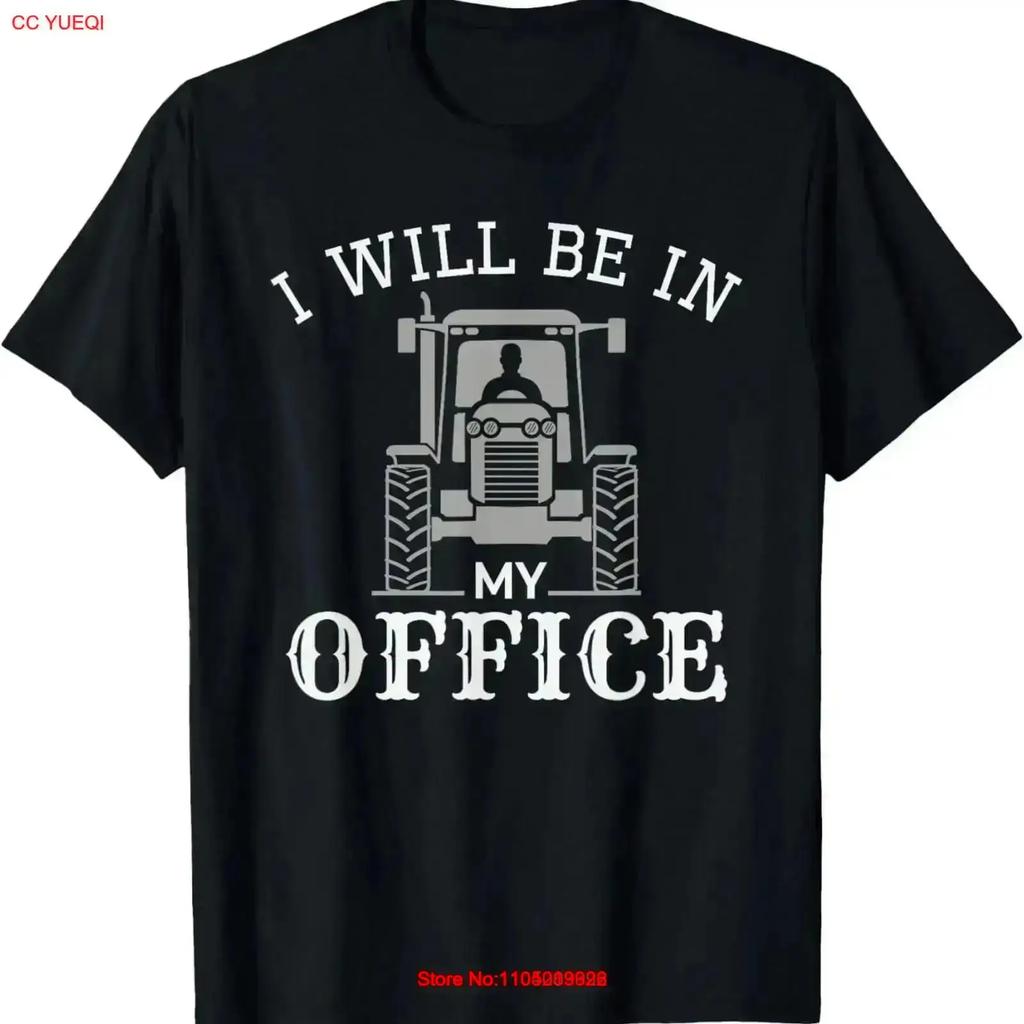 Я буду в своем офисе, водитель трактора, отец-фермер, футболка с надписью 'farming', винтажная, стирка, мягкий топ для повседневной носки, эластичный