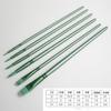 4/6 Pcs Watercolor Brush Pointed Round Flat Head Soft Hair Beginner's Art Student Hand Drawn Watercolor Nylon Painting Material
