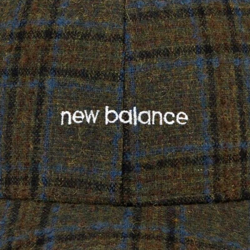 New Balance Шапка Осенняя Клетчатая Кепка Nbgdaf0106 49