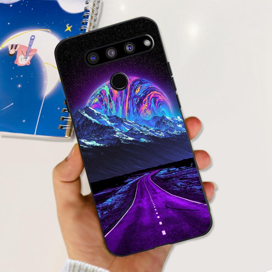Чехол-крышка для LG V35 ThinQ Для LG V40 V50 V50S ThinQ Ударопрочные силиконовые чехлы Модный Цветочный Мягкий Funda Для LGV50 ThinQ Бампер