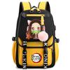 Anime Demon Slayer Backpack for Women Canvas Laptop Bag Back To Schoolbag for Teenager Girl Schoolbag Women Travel Bag Mochila