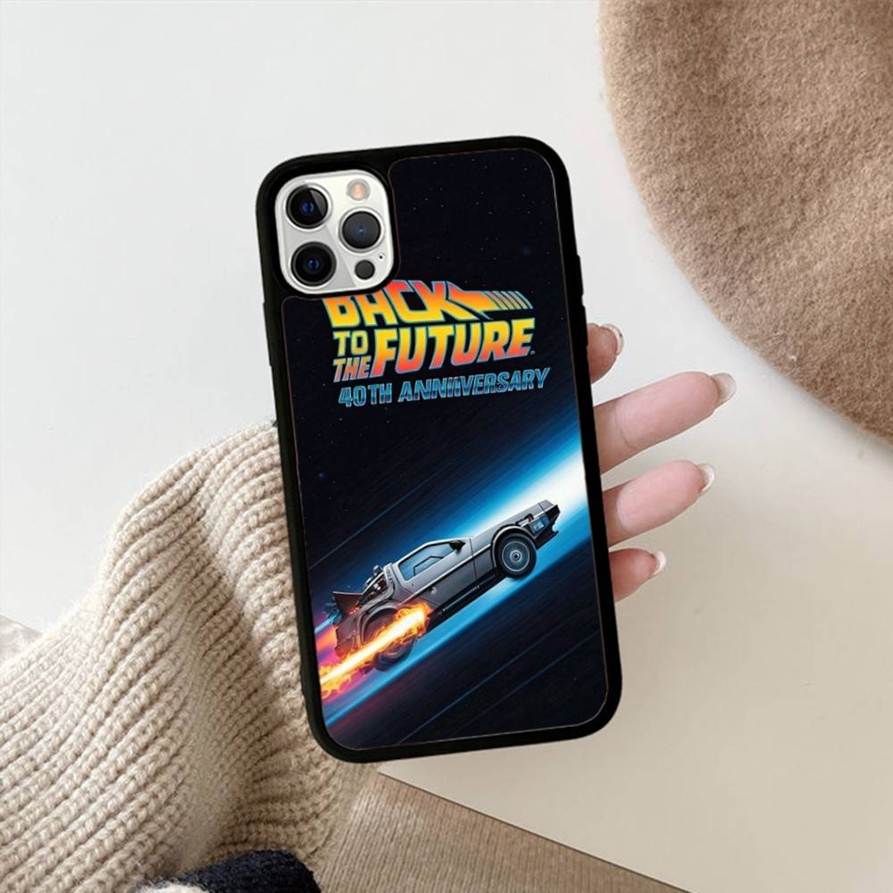 Защитный чехол для телефона Back To The Future из ПК+ТПУ для IPhone 17 16 Pro Max 15 Plus 14 13 12 11