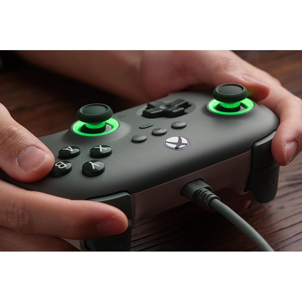 Проводной контроллер 8BitDo Ultimate C для Xbox Темно-зеленый Xbox [Совместим с Xbox XS/Xbox One/ПК] -