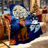 Custom Name Personalized Scooby Print Blanket, Home Decor, Bedroom, Sofa, Camping, Couch, Gifts for Birthday Christmas