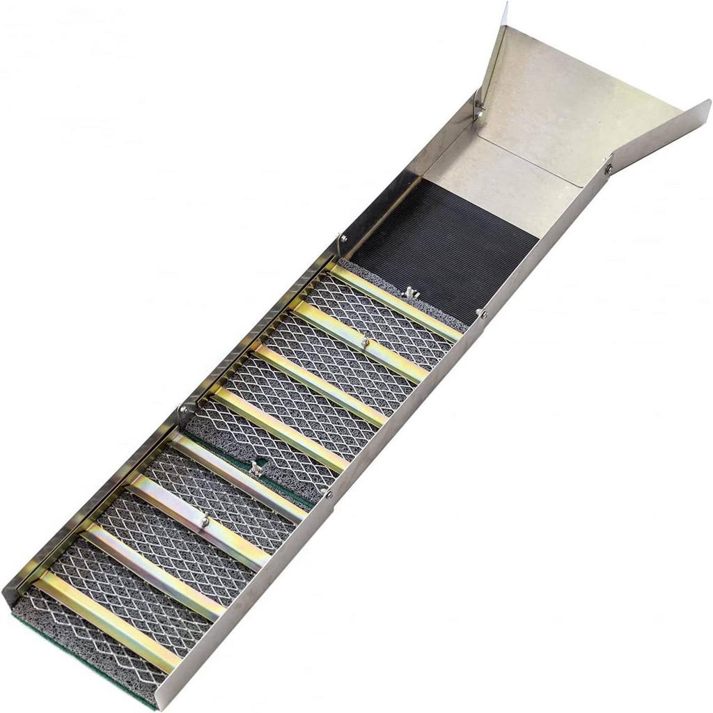 Складной золотой шлюзовый ящик из алюминиевого сплава, портативный желоб для добычи золота, промывка, поиск, извлечение, инструмент