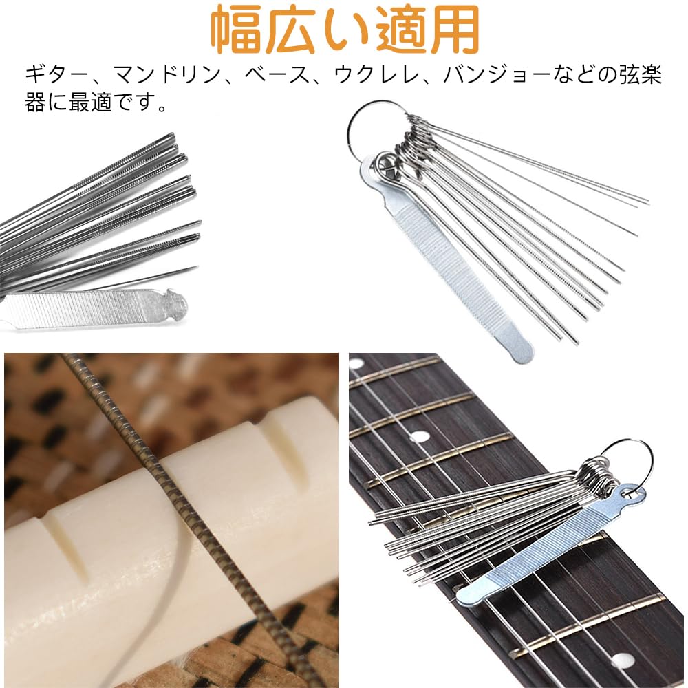 LIANHATA Гитарный орех Струна Полировка 13 Круглый 1 Плоский струнный инструмент Техническое обслуживание Регулировка Техническое обслуживание для Качества Звука Широкий Ассортимент