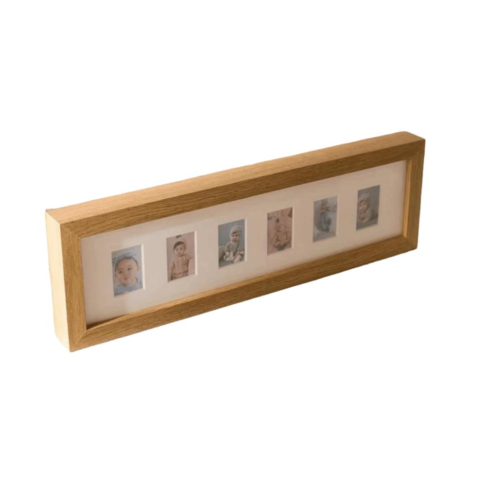 Porous Picture Frame One-inch Photo Baby Keepsake Frame Vintage Photo Frame Memory Gifts