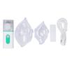 Portable Nebulizer Handheld Mesh Atomizer Breathing Cool Mist Inhaler for Home Daily Travel 1.5W Green