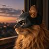 Удобная маска для кошки, маска летучей мыши, смешной шлем, шапка, костюм для косплея, регулируемый питомец для праздничного костюма, аксессуары для Хэллоуина, реквизит для фотосессии,