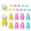 10Pcs Golf Simulator Tees Indoor Golf Tees Golf Mat Tees for Winter Turfs and Driving Range, Pack of 5 Tall and 5 Small