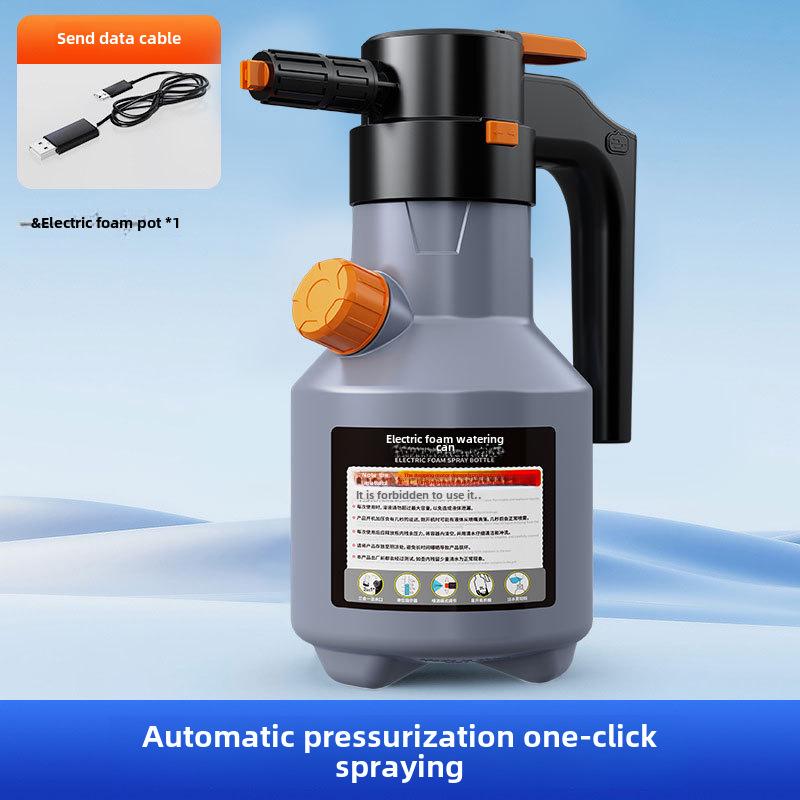 Аккумуляторный электрический пистолет-распылитель пены для мойки автомобиля